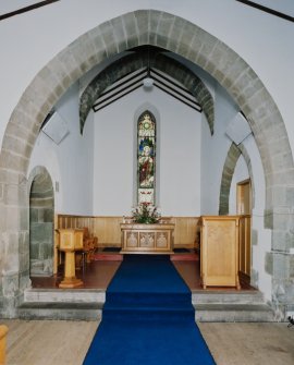 Interior, detail of chancel