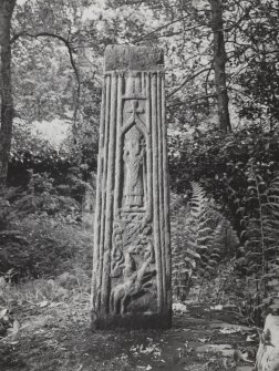 Kilberry, late medieval cross-slab.
General view of cross-slab.