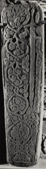 Keills Old Parish Church, interior, West Highland slab.
General view of West Highland slab.

