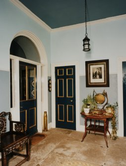 Entrance hall, view from South
