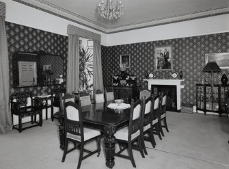 Dining room, view from East