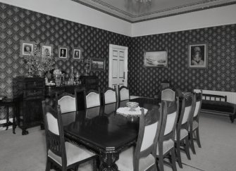 Dining room, view from West
