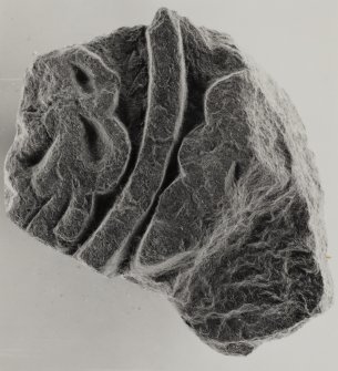 Carved stone fragment from Kilberry Castle, South Knapdale.