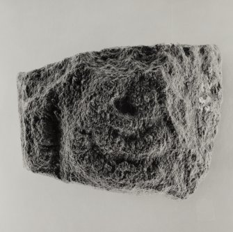 Carved stone fragment, from Kilberry Castle, South Knapdale.