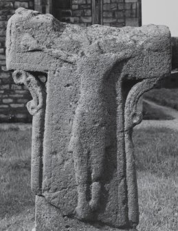 Kilmartin Churchyard.
View of front of WH cross CA36 (RCAHMS 87).