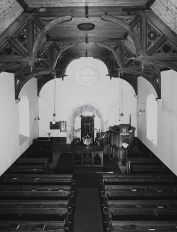 Lismore, St Moluag's Cathedral, interior.
View from East.