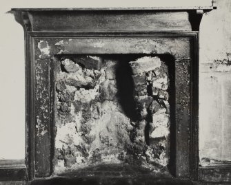 Mull, MacQuarrie's House, interior.
View of South-West apartment showing first floor fireplace.