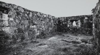 Mull, Pennygown Chapel.
View of ruined interior from North-West.