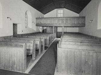 Mull, Bunessan, Parish Church, interior.
General view from South-West.