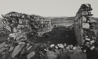 Mull, Bunessan, Old Parish Church.
View of ruinous interior from West.