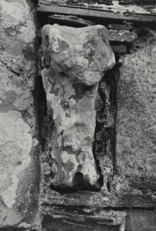 Mull, Bunessan, Old Parish Church.
Detail of Sheela-na-Gig carving.