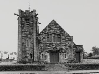 Lochgilphead, Bishopston Road, West Church.
General view from North-West.