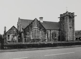 Lochgilphead, Bishopston Road, West Church.
General view from North-East.