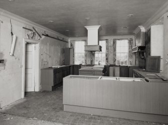 Mull, Pennyghael House, interior.
View of Kitchen from South.
