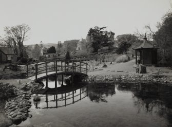 Mull, Torosay Castle.
View of Japanese garden