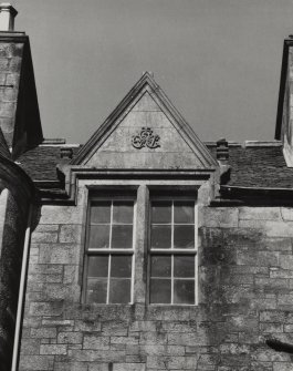 Mull, Torosay Castle.
View of double dormer window of South East elevation.