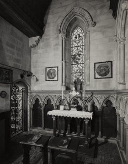 Poltalloch, St Colmba's Chapel.
View of South-East chapel interior from West.
