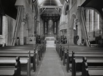 Interior. View of nave towards altar