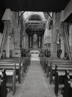 Interior. View of nave towards altar