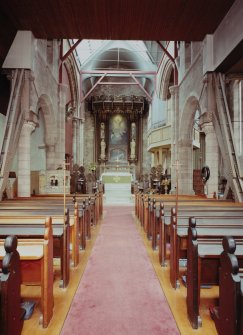 Interior. View of nave towards altar