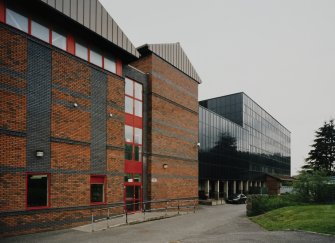 View of new school buildings from South East