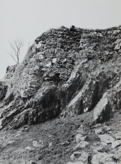 Seil, Ardfad Castle.
Detail of masonry on East side.
