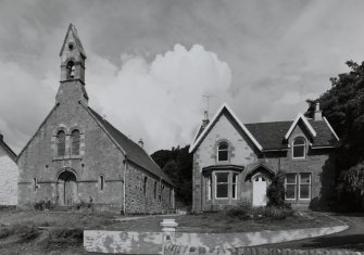 View of church and adjacent manse from SE