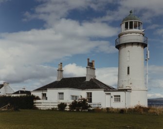 General view of lighthouse and principle's house from W-S-W.