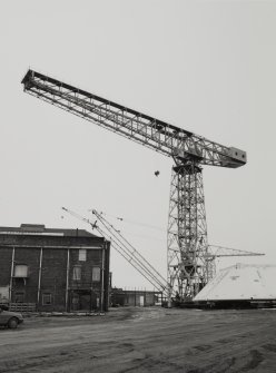 View from NE of hammer-head crane. Photosurvey 19-FEB-1991
