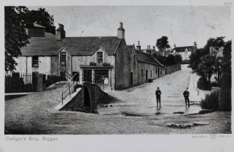 Cadger's Brig
View from south west (postcard).
Insc: 'Cadger's Brig, Biggar', 'Reliable Series', 'W R & S'.
NMRS Survey of Private Collections.
