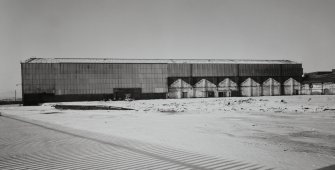 General view of warehouse from South.
