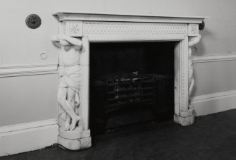 Carstairs House, interior.
Detail of fireplace in South-East room, ground floor.