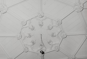 Carstairs House, interior.
Detail of staircase ceiling.
