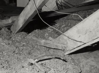 Interior.
Detail of rafters.