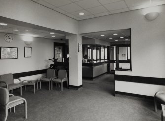 Interior.
View of reception area in gatehouse.