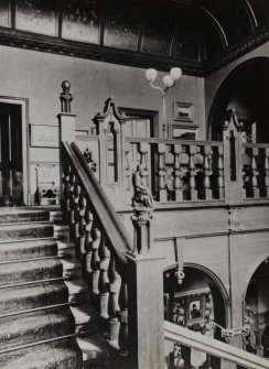 Cornhill House, interior.
View of stairs and landing.


