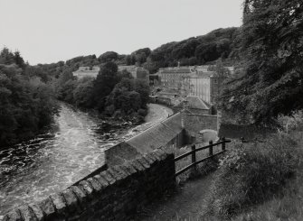 View from SE overlooking Dye Works, with River Clyde  beyond