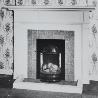 Interior - detail of chimney-piece in First floor North East apartment