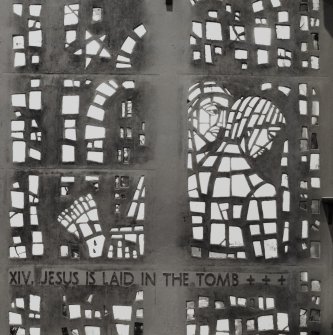 Interior
Detail of stained glass.