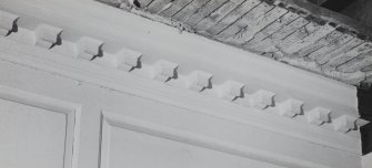 Interior
Detail of cornice in South-East room on principal floor.