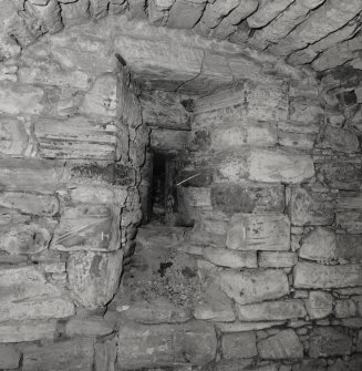 Interior. Detail of main vault window