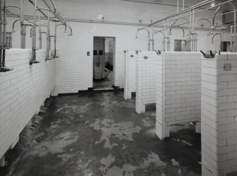 Interior.
View of pithead baths showers.