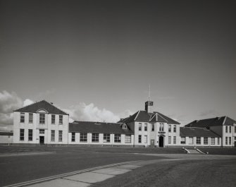 Exterior view of central office buildings from WNW
Photosurvey 1 June 1995