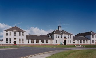 Exterior view of central office buildings from WNW
Photosurvey 1 June 1995