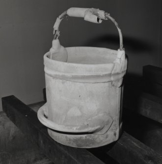 Detail in Labyrinth House AD5 (NS 2881 3978) showing a traditional Nitroglycerine rubber bucket