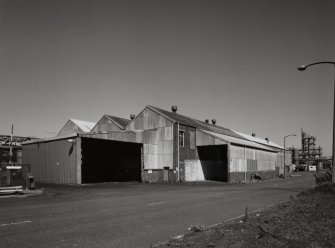 General view from W of Mining Chemiclas plant building (No. 286), whch produced 
additives to extract copper from low-grade ores