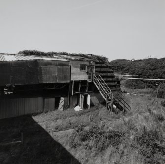 Elevated view from S (in rope-way gantry) of Cartridging House (AZF4)			