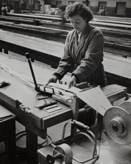 Photographic copy of a Interior detailed view within Safety Fuse Department