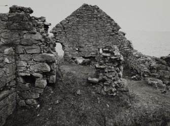 View of principal building interior from SW.