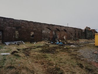 View of S side of courtyard from NE